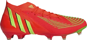 Adidas Predator Edge.1 FG 'Game Data Pack' Cleats, Red