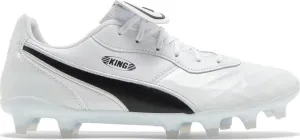 Boots Puma King Top FG White, white