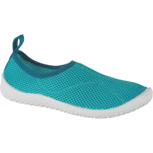 Coral slippers for children, turquoise AQUASHOES 100 Subea