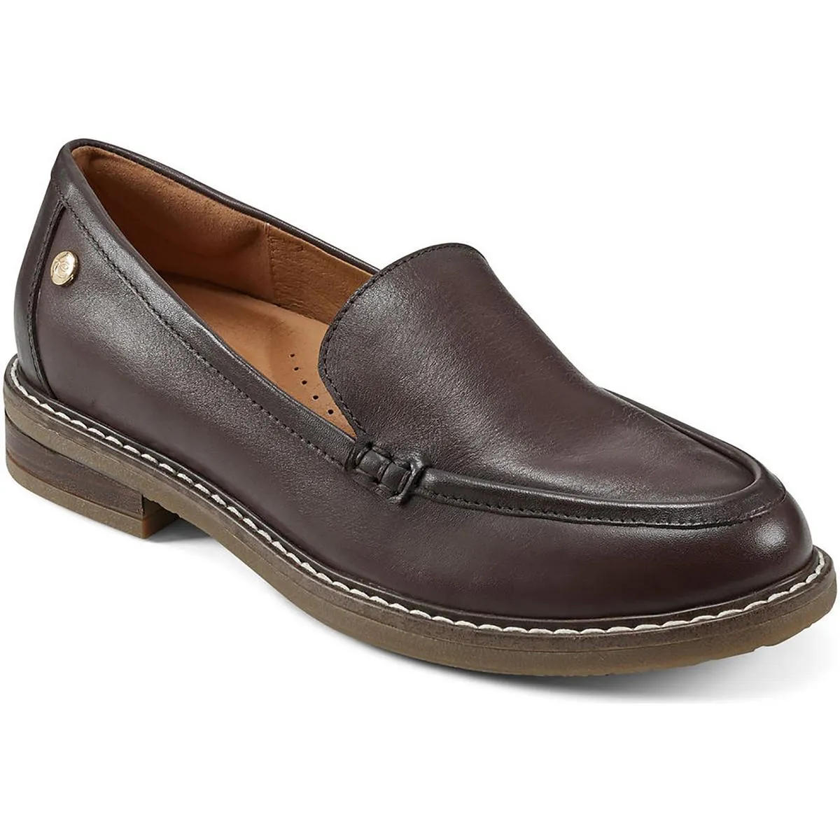 Easy Spirit Womens Jaylin Leather Slip On Loafers