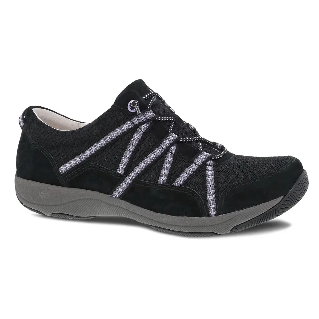 Harlyn Lightweight Sneaker WIDE in Suede Black