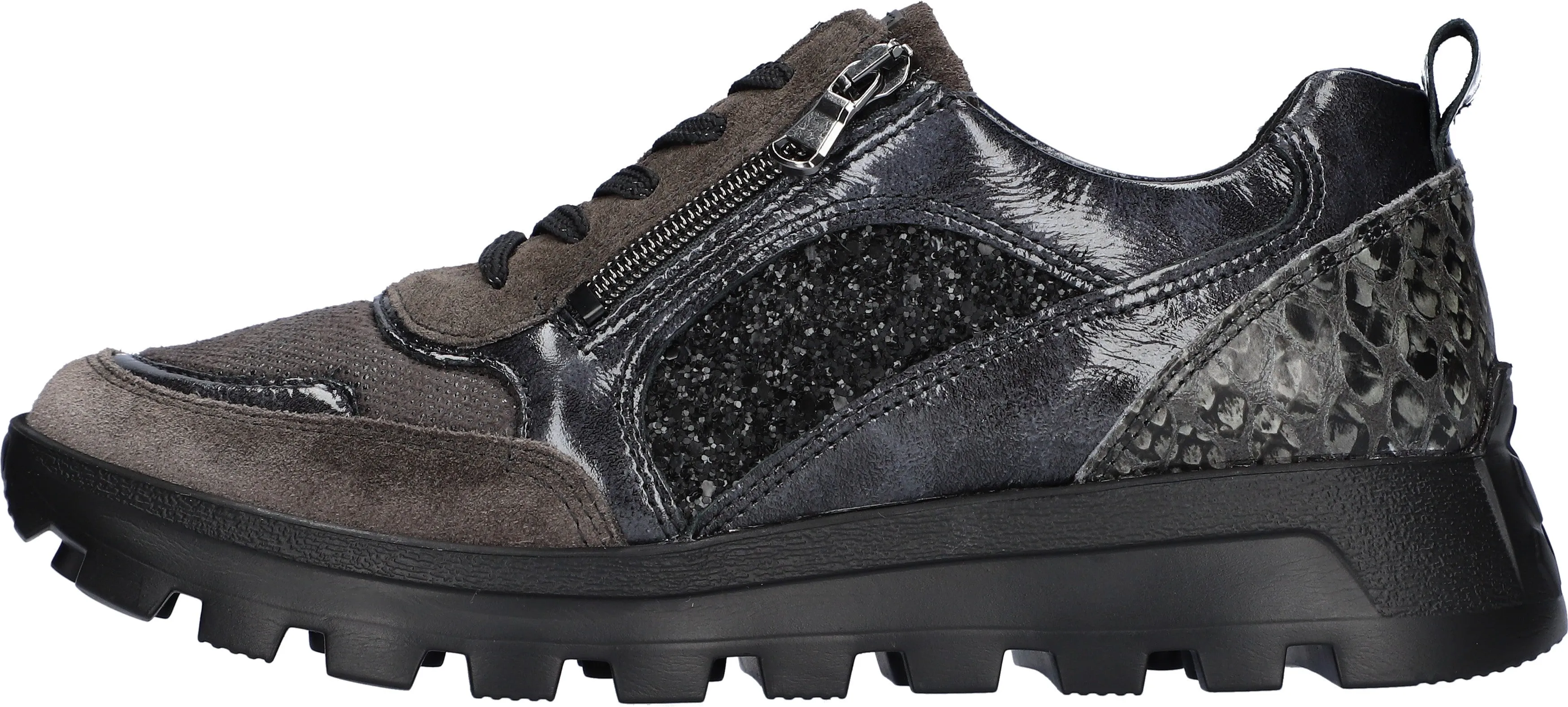 Ladies Waldlaufer Trainers Carbon Multi H Fit Ajala 993H01 600 696