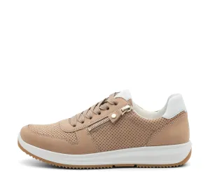 Opal Women's Perforated Zip Sneaker - Sand 08